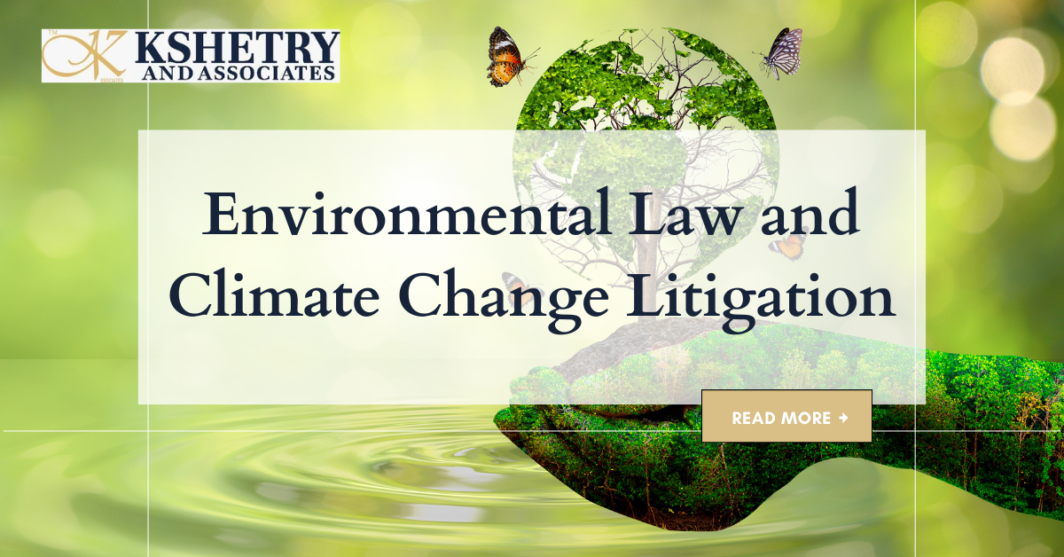 Environmental Law and Climate Change Litigation