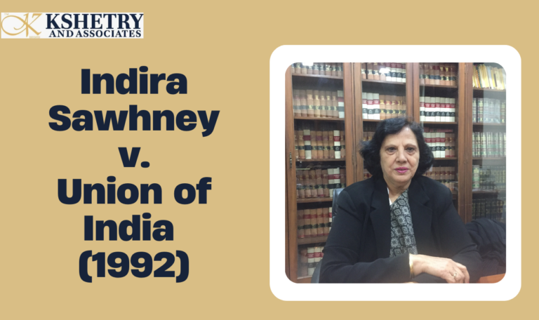 Indira Sawhney vs Union of India (1992)